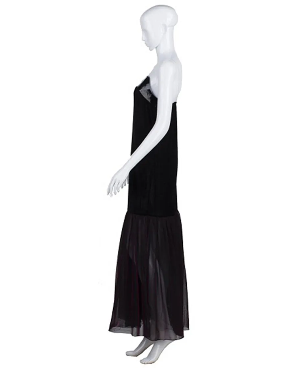 Adult Women's High Society Dress Costume | Black Halloween Costume