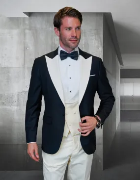 ARYA IVORY 3 PC MODERN FIT TUXEDO