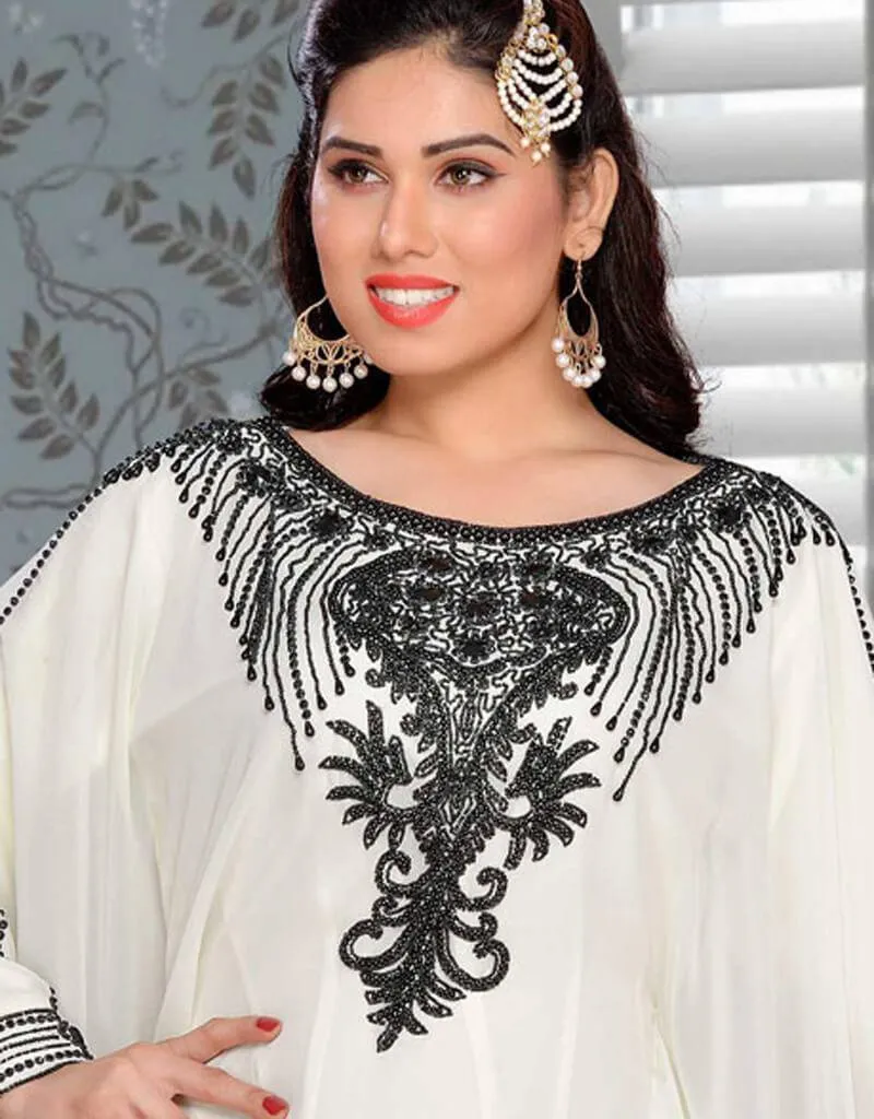 Beautiful Farasha With Embroidered Kaftan