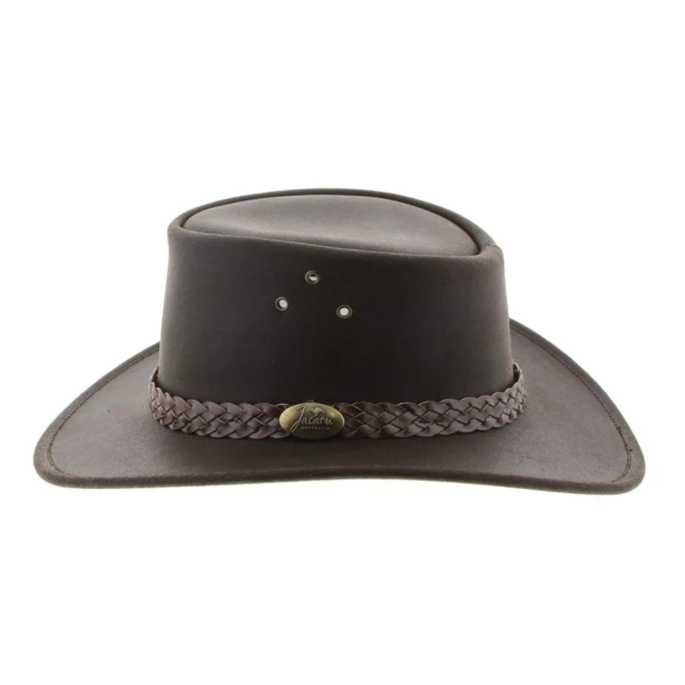 Jacaru Hats Wallaroo Oiled - Brown