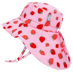 Jan & Jul Gro-with-me Aqua Dry Adventure Hat - Pink Strawberry