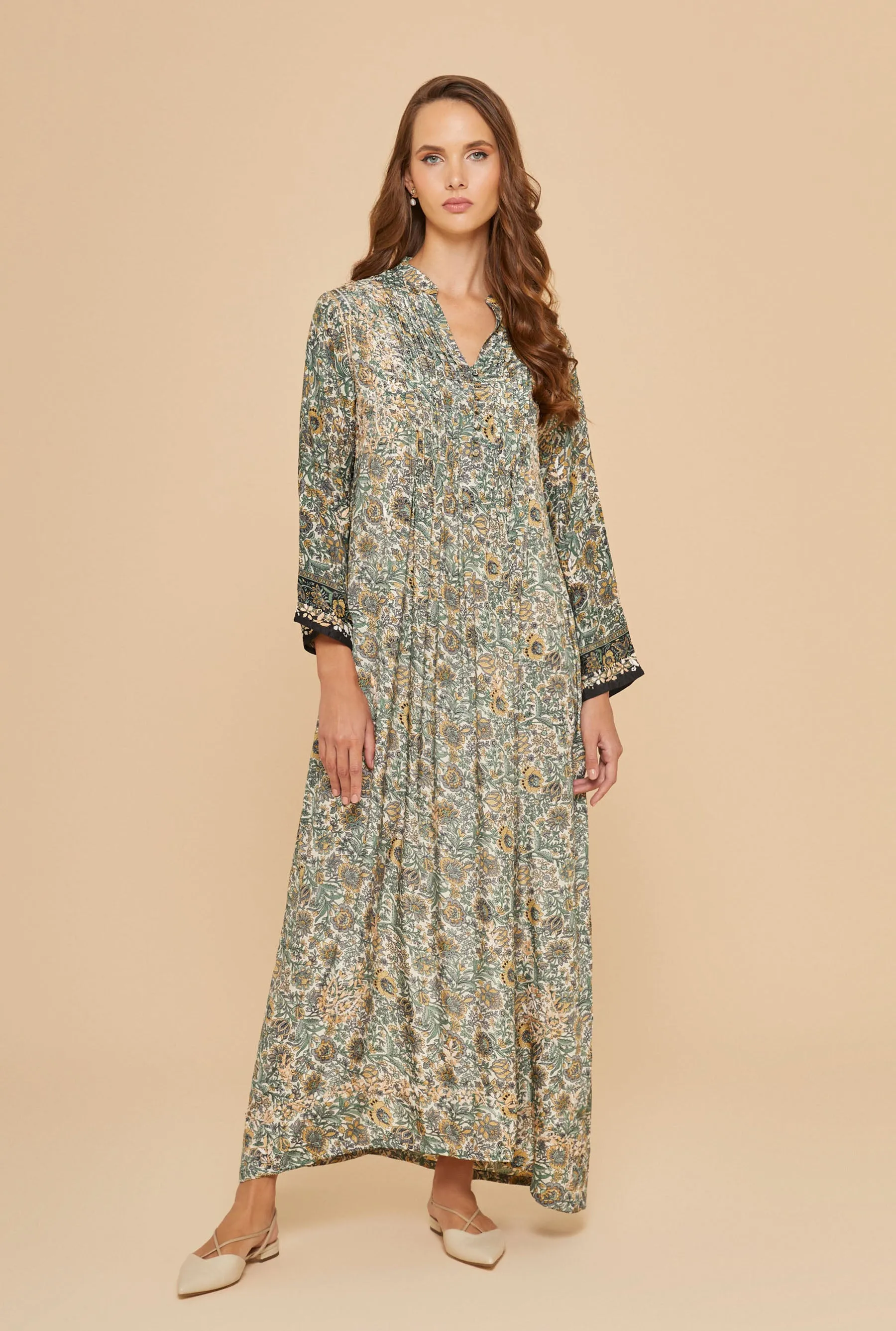 Jashun Sabz Kaftan