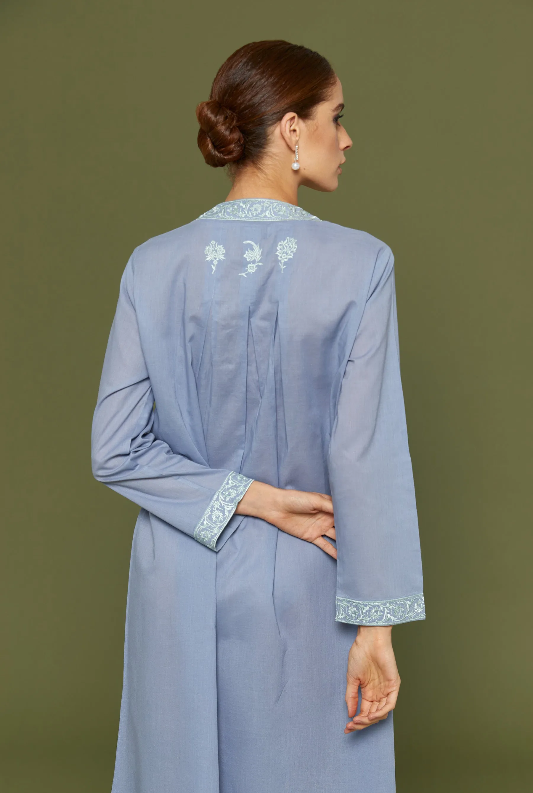 Khush Kun Faded Denim Kaftan