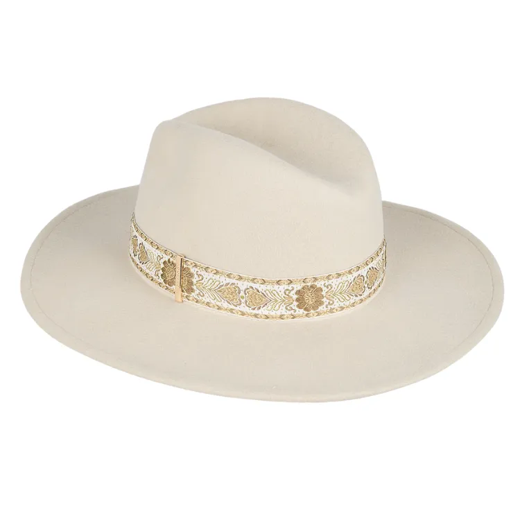 Kooringal Elwood Wide Brim Fedora - Nude