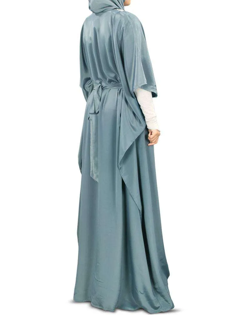 Liyana Hand Embroidered Grey Kaftan