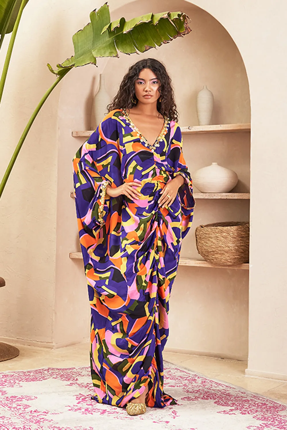 Liza Multi Colour Kaftan