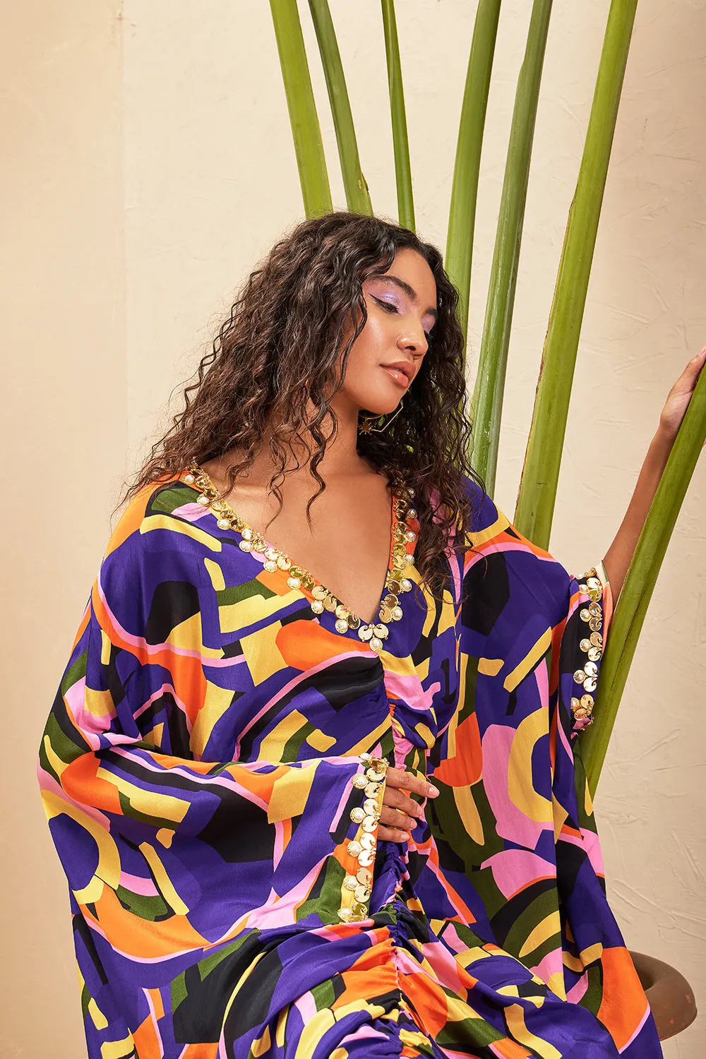 Liza Multi Colour Kaftan