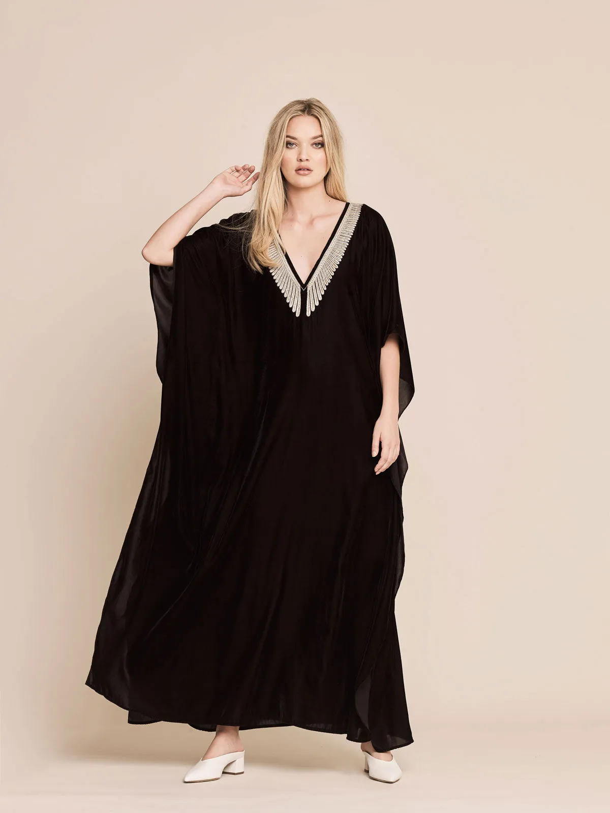 Navin (Midnight Black Chiffon)