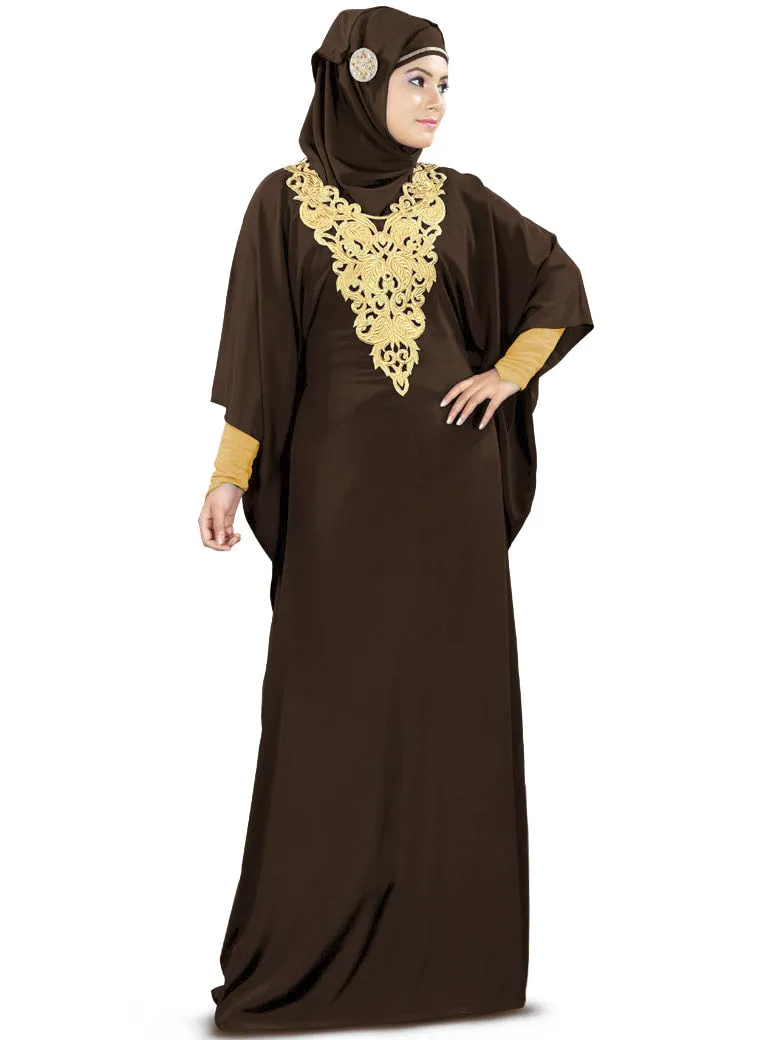 Nelam Gold Embroidered Kaftan