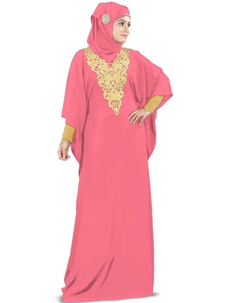 Nelam Gold Embroidered Kaftan