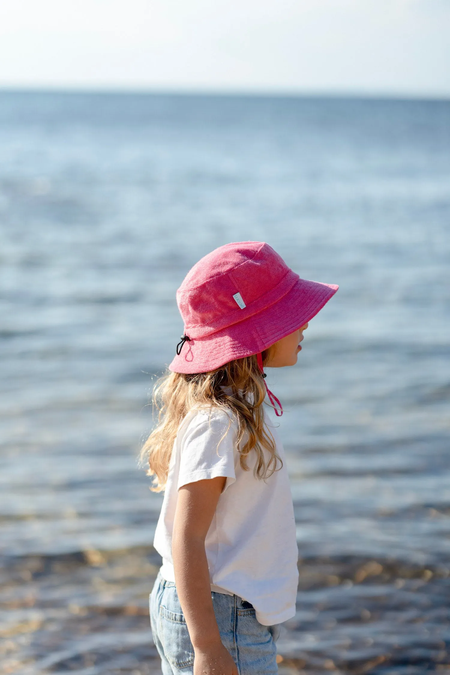 Pink Terry Towelling Bucket Hat