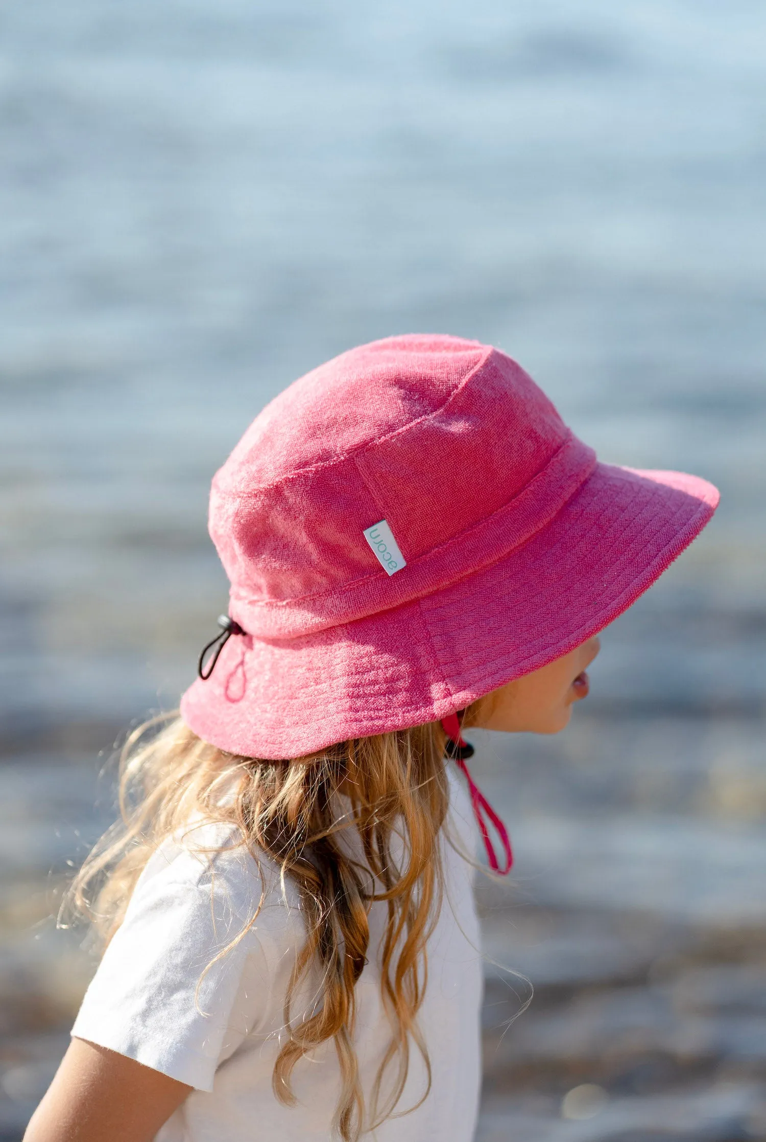 Pink Terry Towelling Bucket Hat