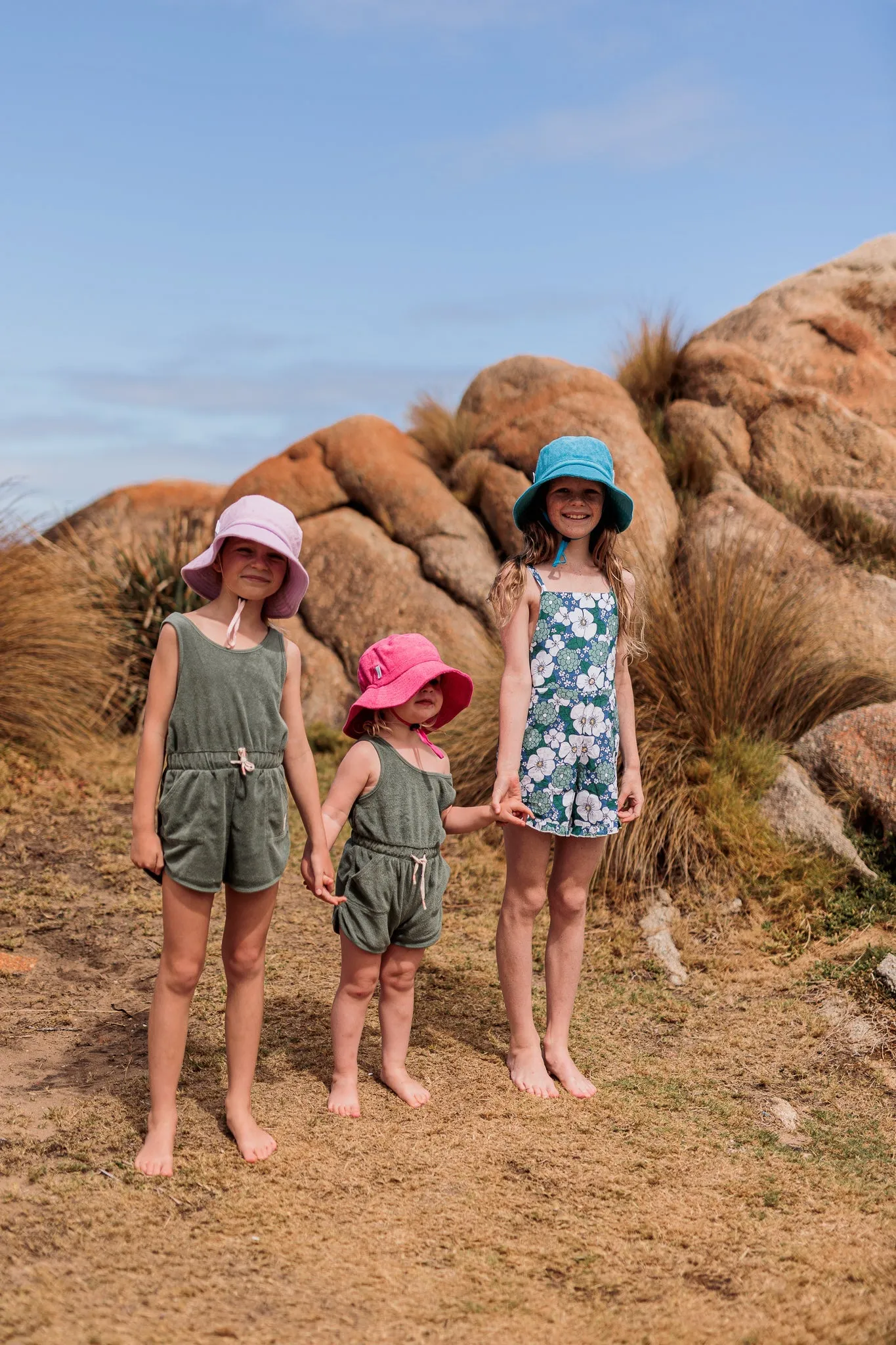 Pink Terry Towelling Bucket Hat