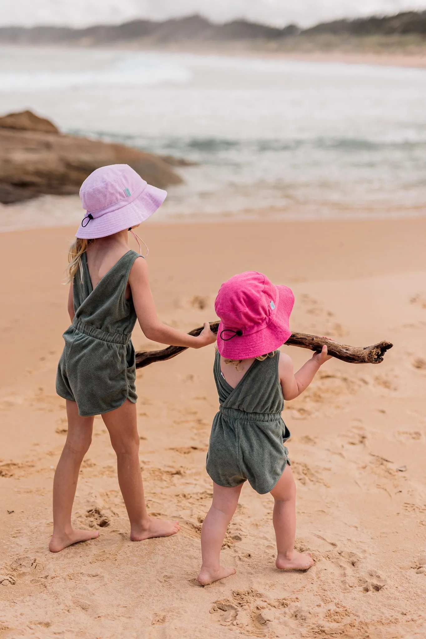 Pink Terry Towelling Bucket Hat