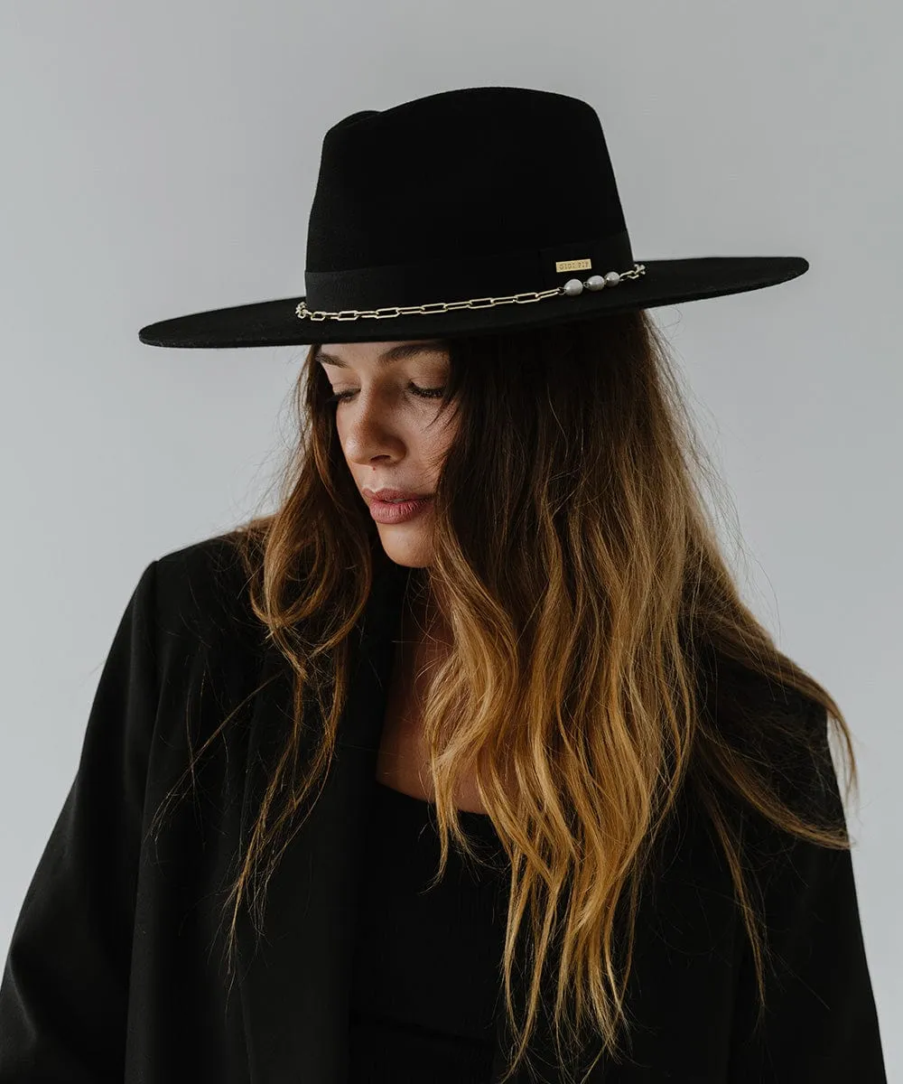 Raine Wide Brim Fedora