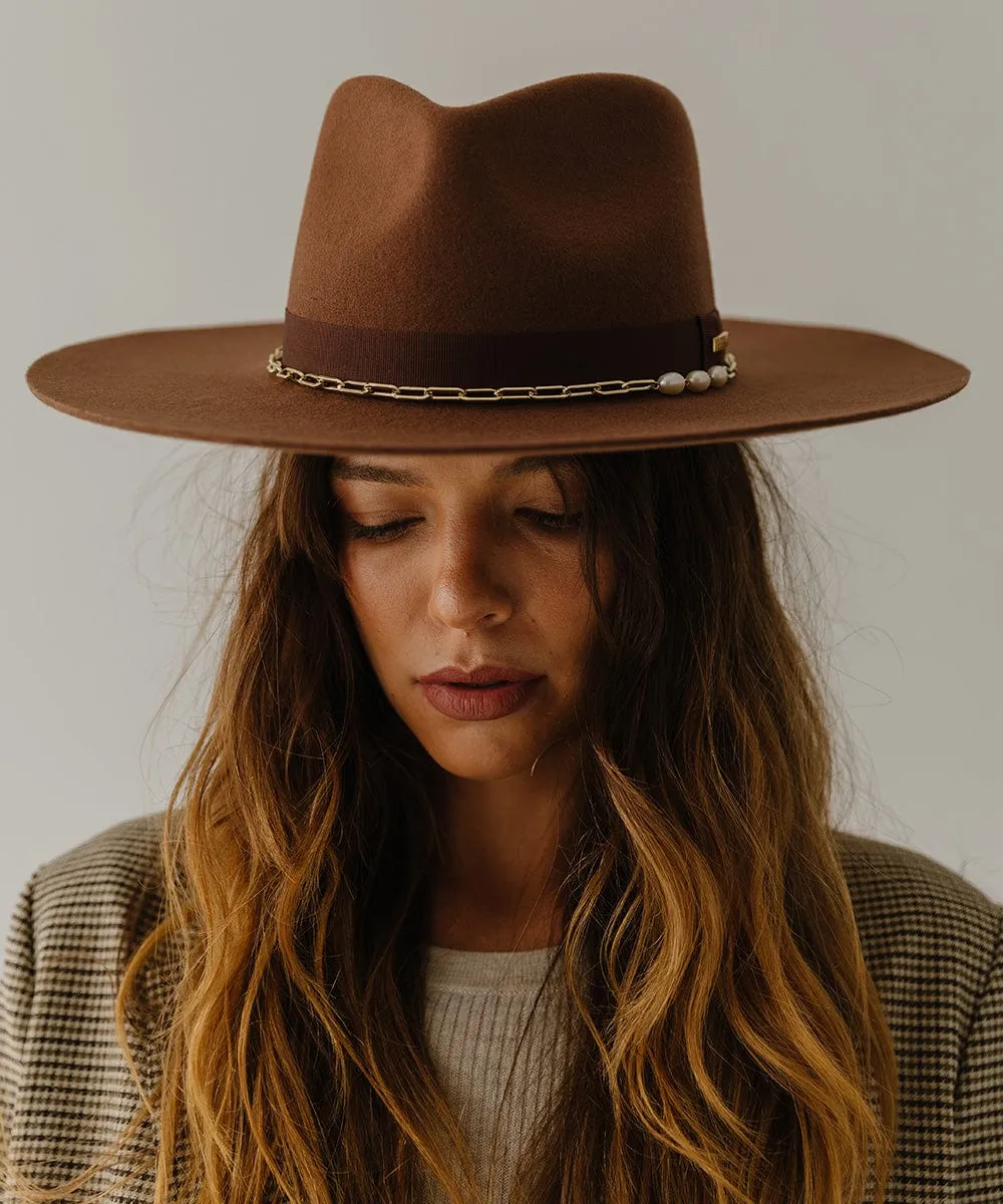 Raine Wide Brim Fedora