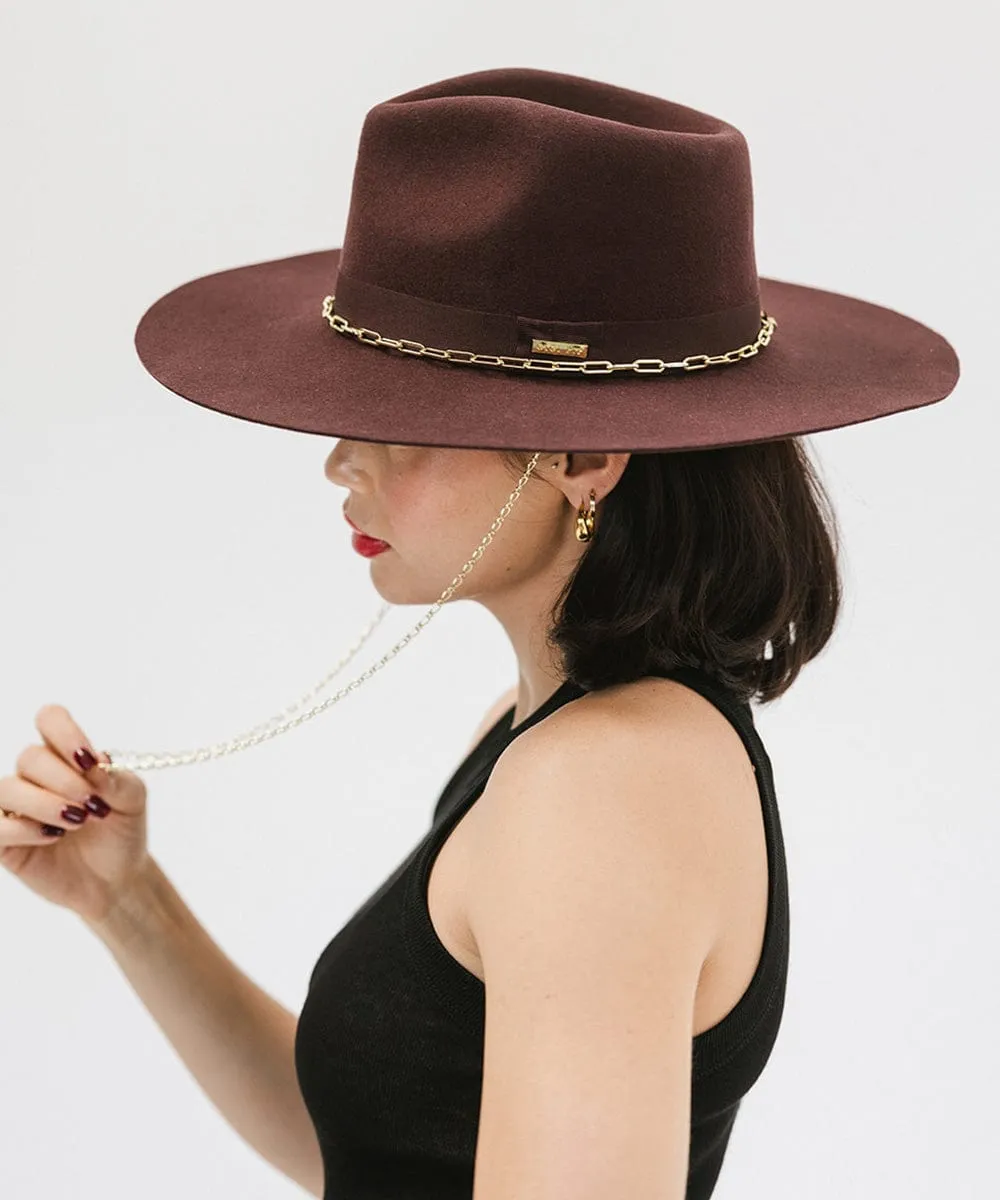 Raine Wide Brim Fedora