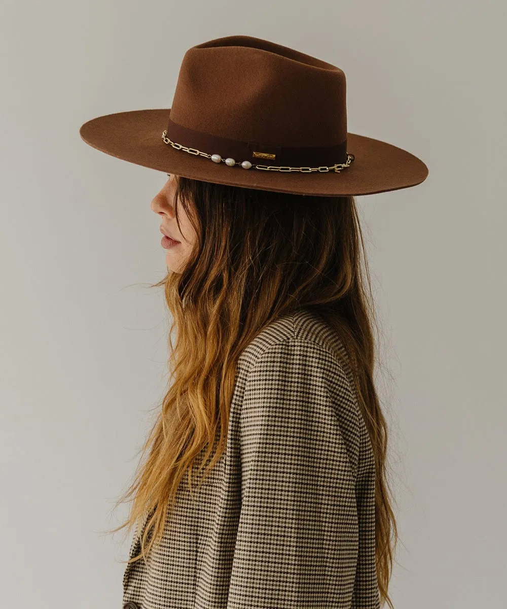 Raine Wide Brim Fedora