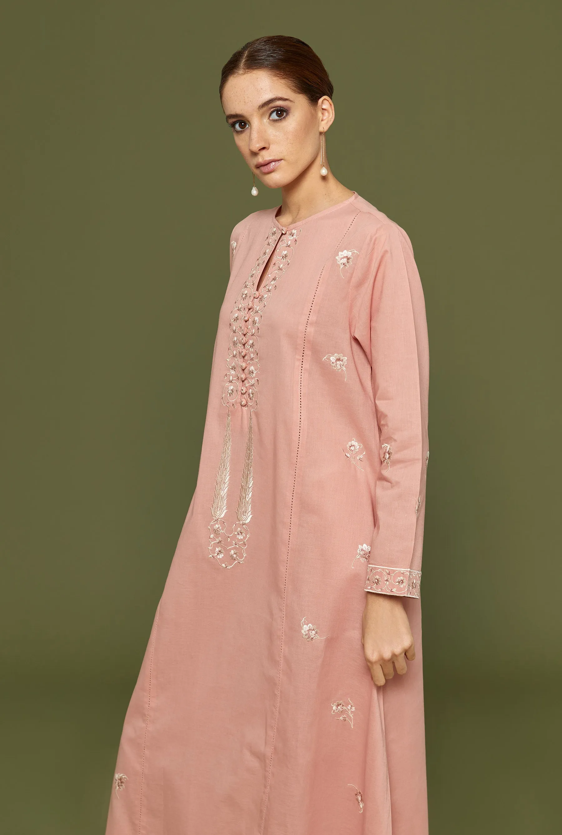 Shaida Muted Clay Kaftan