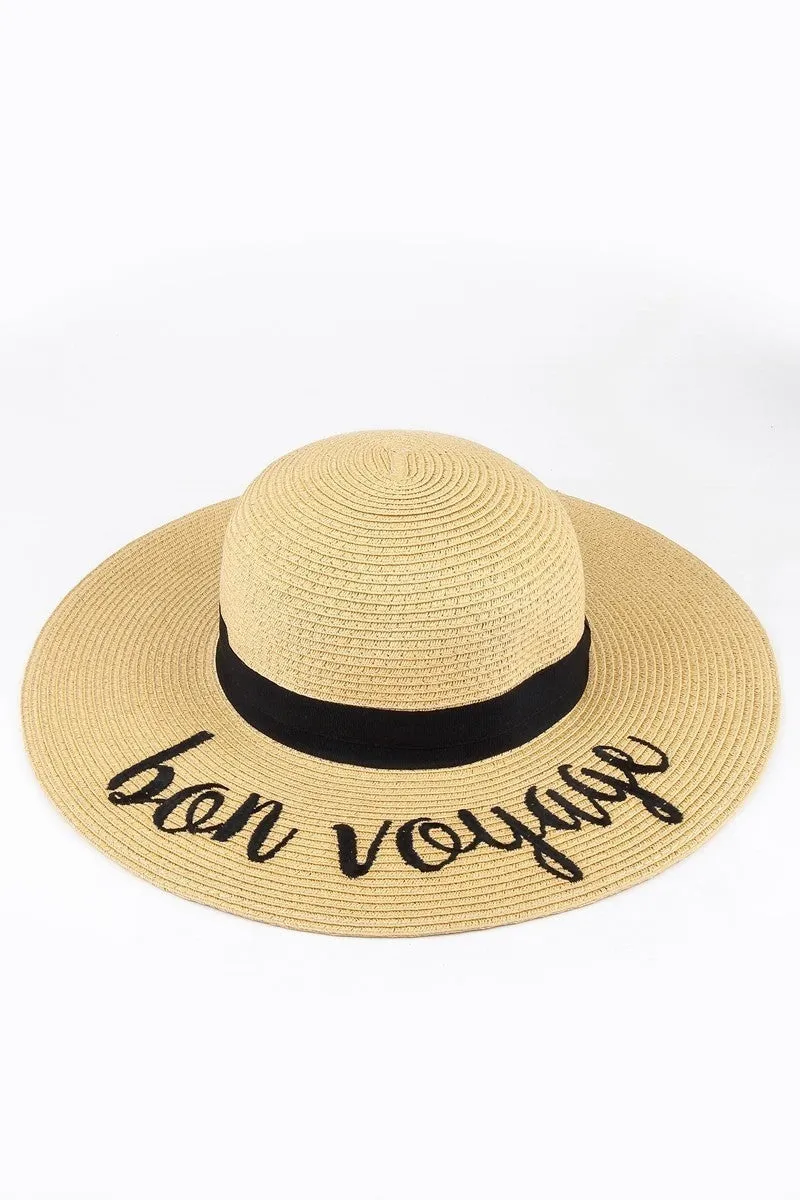 UBH044 Bon Voyage Wide Brim Hat