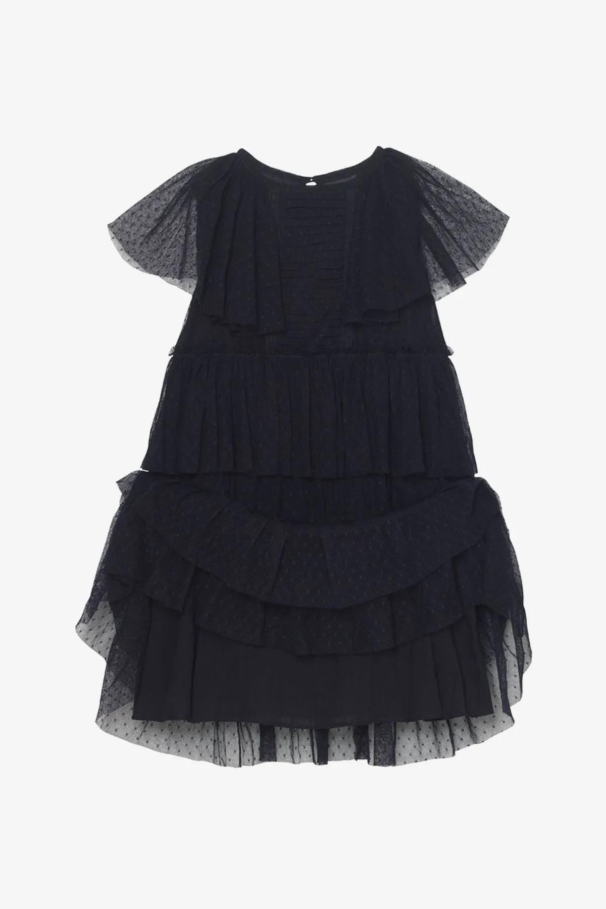 Velveteen Josephine Tiered Girls Dress (Size 3 left)