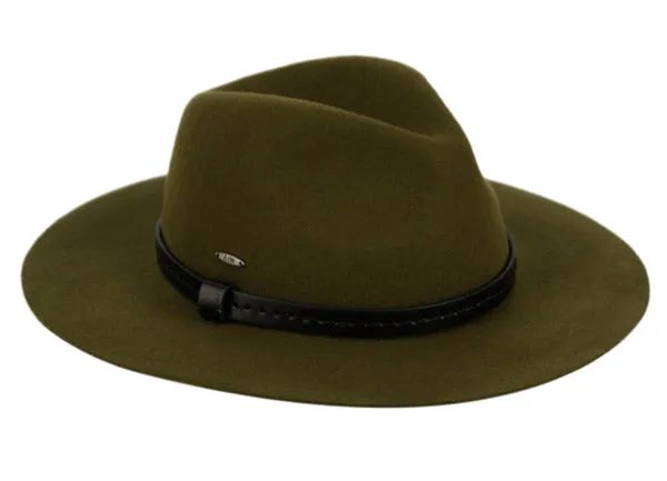 Wide Brim Felt Fedora