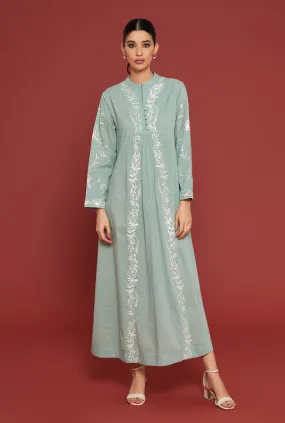 Yasemin Bahcesi Granite Green Kaftan